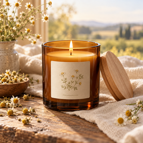Chamomile Meadow Amber Jar Candle product image 1