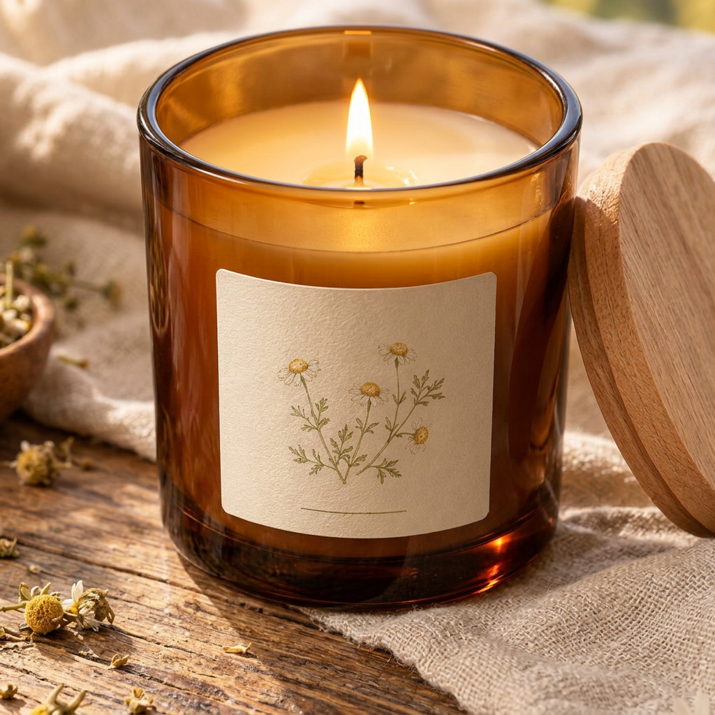 Chamomile Meadow Amber Jar Candle product image 3