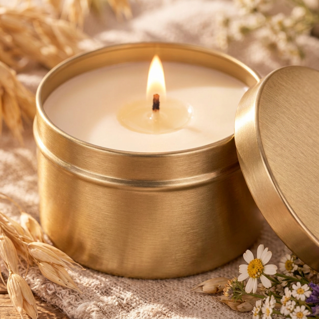 Honey Oat Meadow Tin Candle product image 3