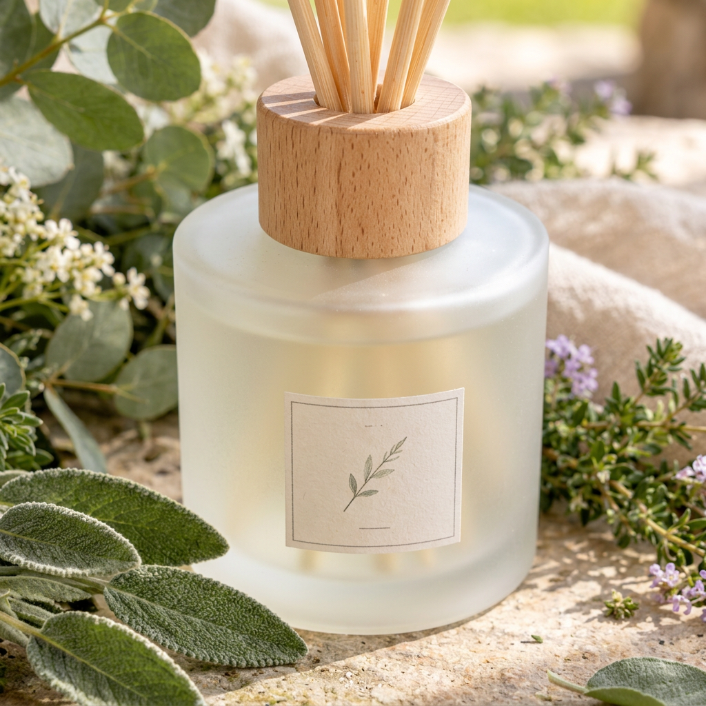 Eucalyptus Sage Frosted Reed Diffuser product image 3